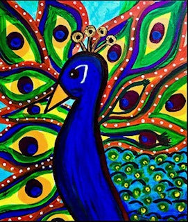 "Be Like A Peacock & Live Your Life Vibrantly"